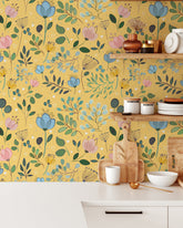 Yellow Garden Wallpaper
